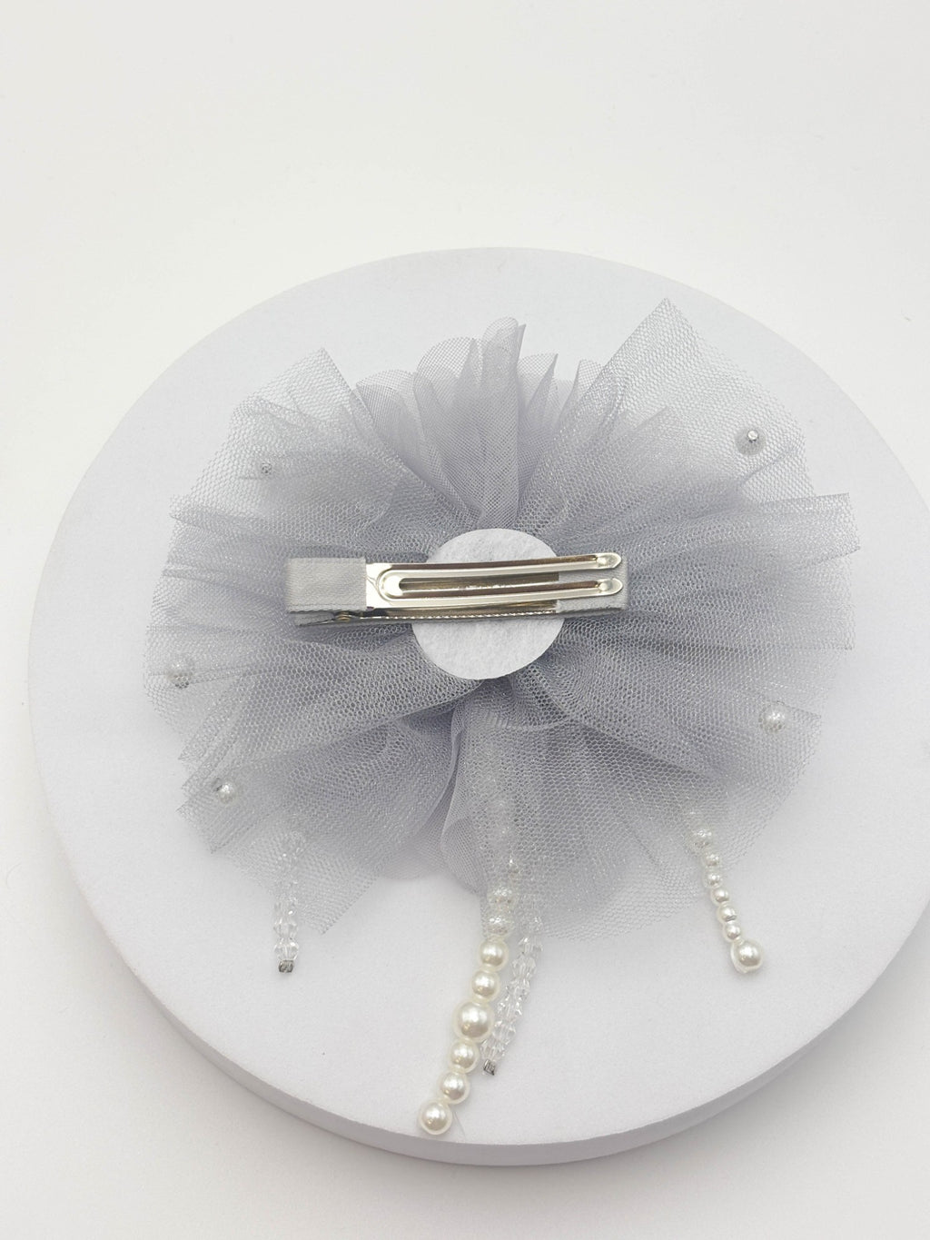 Pearl Bow Hair Clip | Petite & Posh