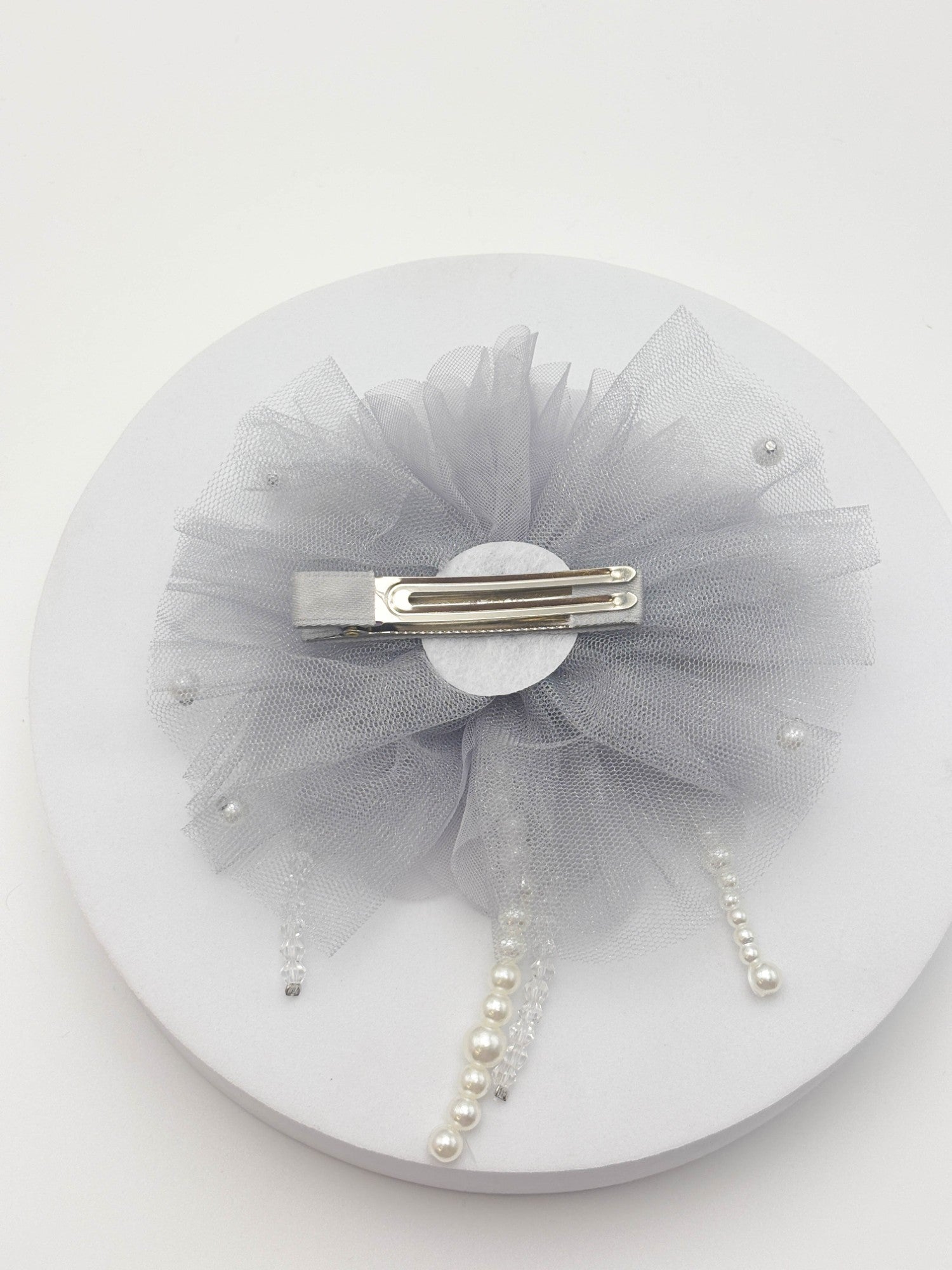 Pearl Bow Hair Clip | Petite & Posh