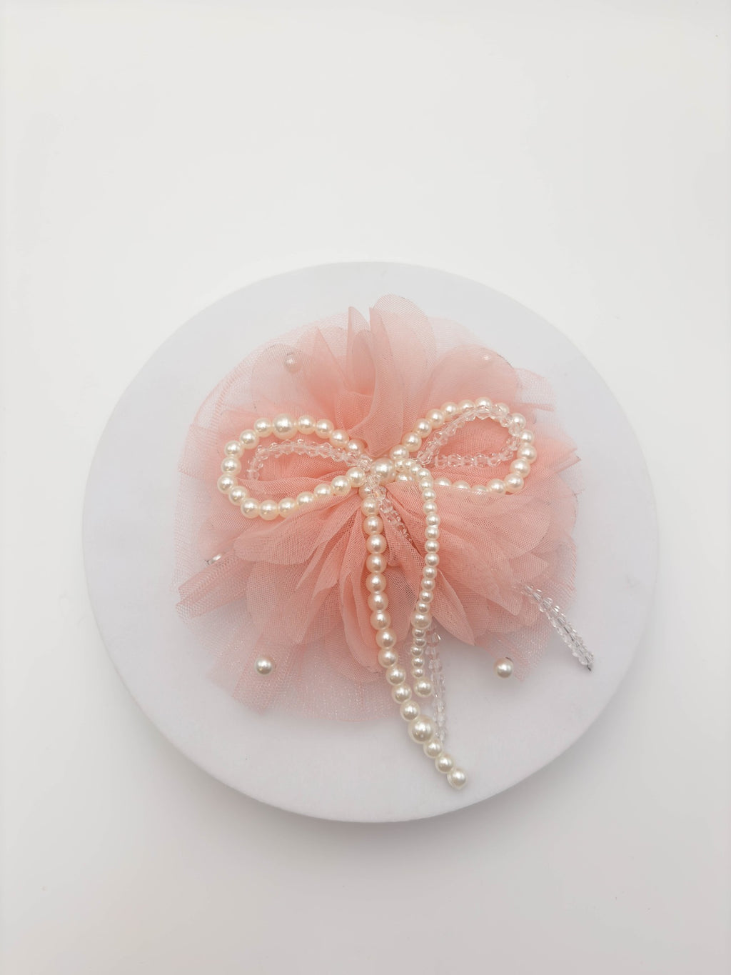 Pearl Bow Hair Clip | Petite & Posh
