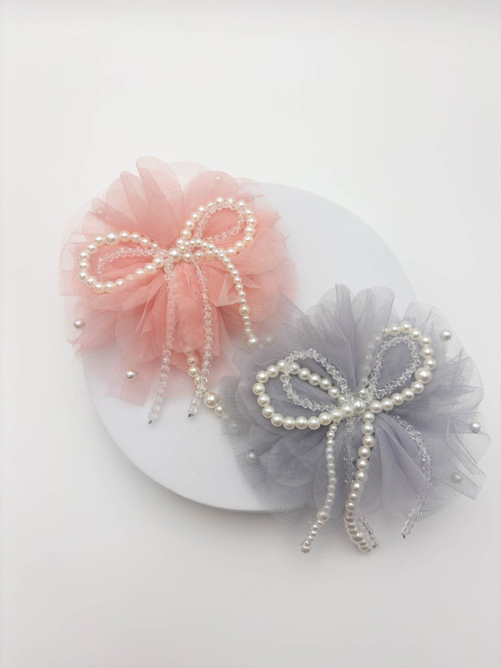 Pearl Bow Hair Clip | Petite & Posh
