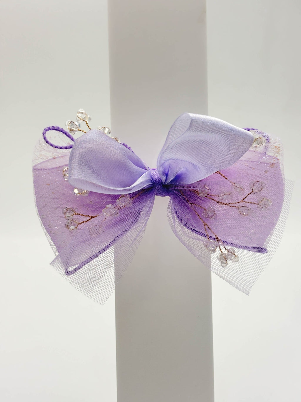 Golden Organza Bow | Petite & Posh