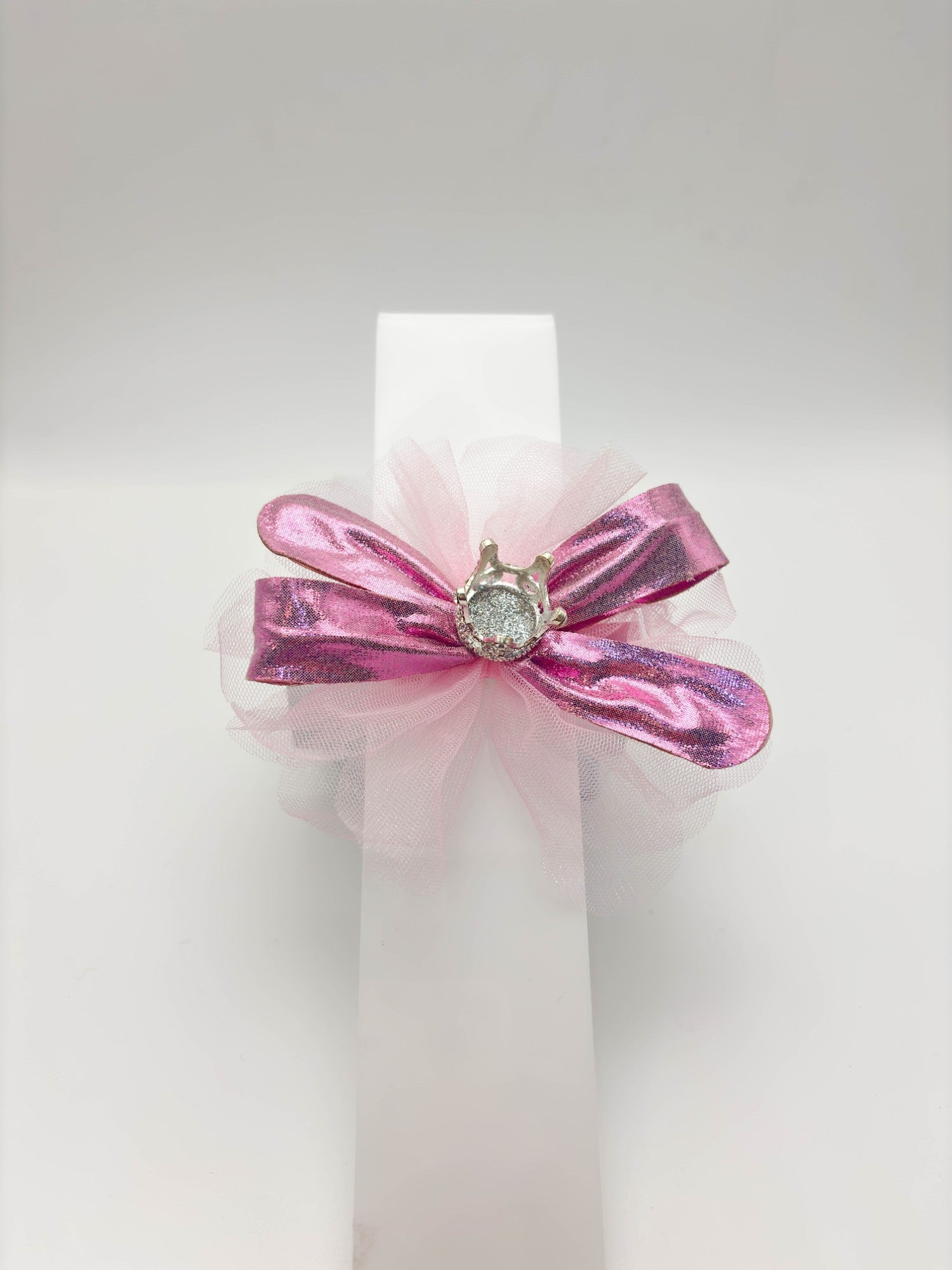 Crown Bow Hair Clip