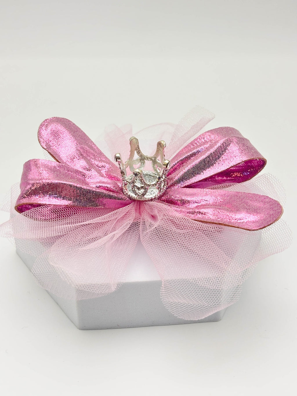 Crown Bow Hair Clip