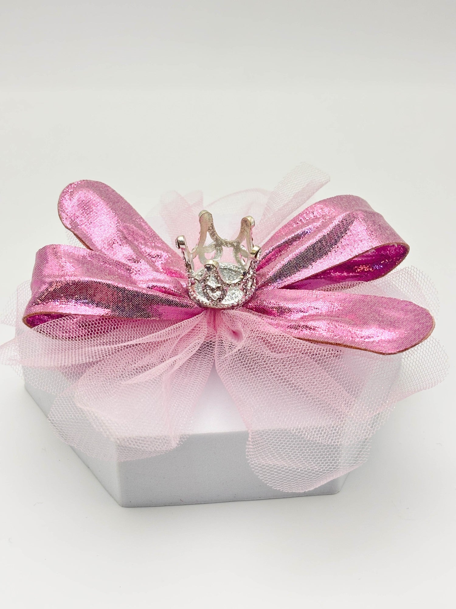 Crown Bow Hair Clip