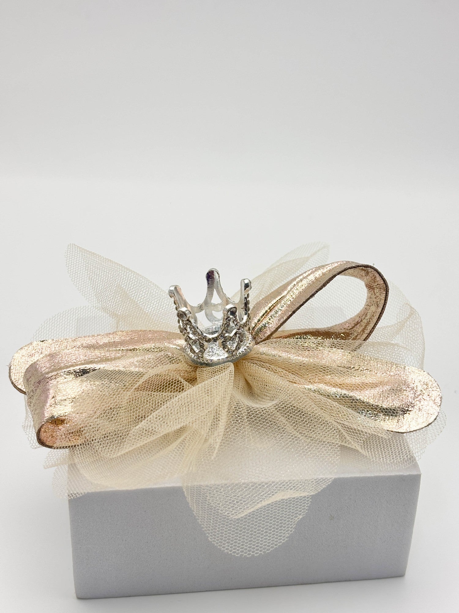 Crown Bow Hair Clip