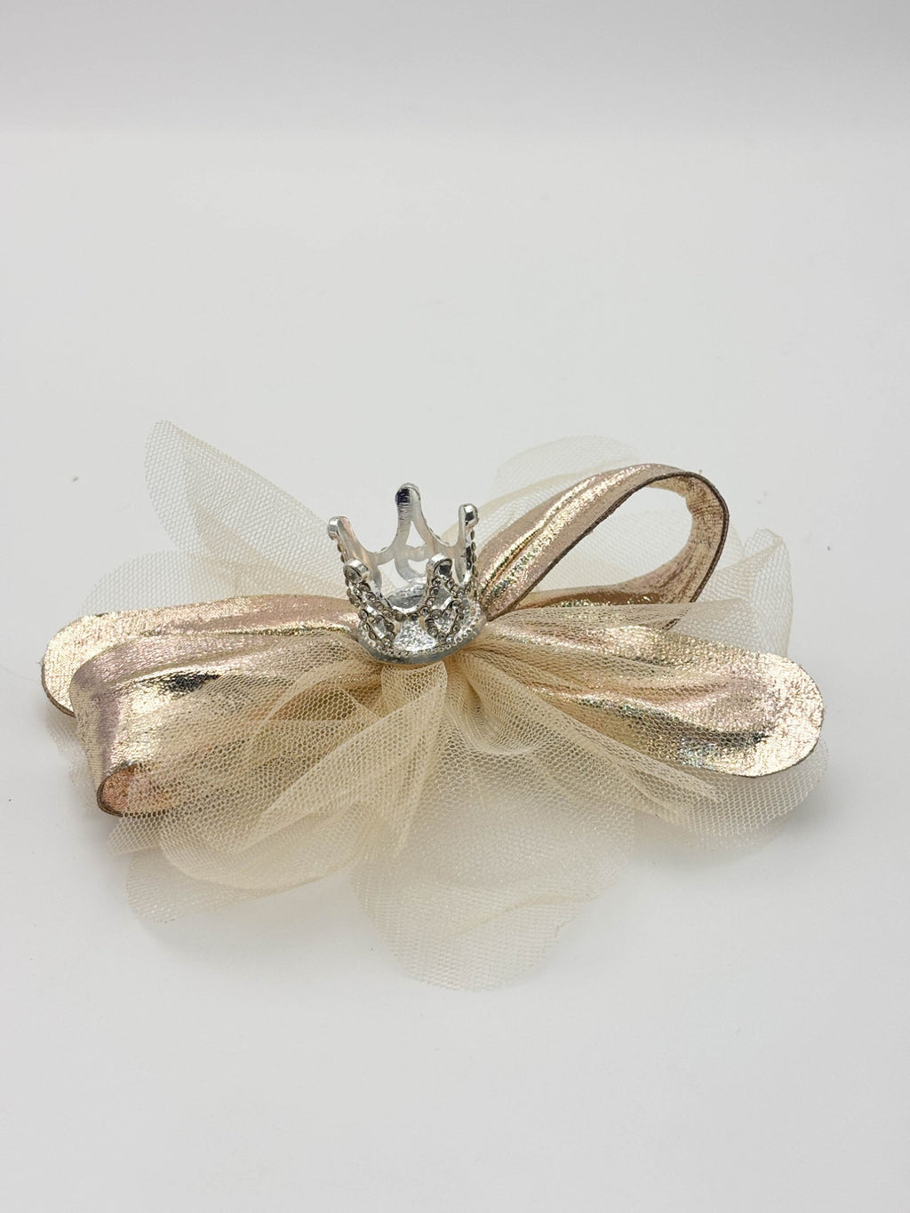 Crown Bow Hair Clip