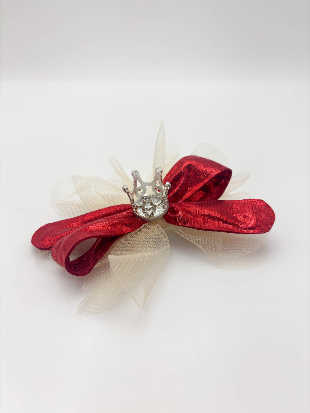 Crown Bow Hair Clip