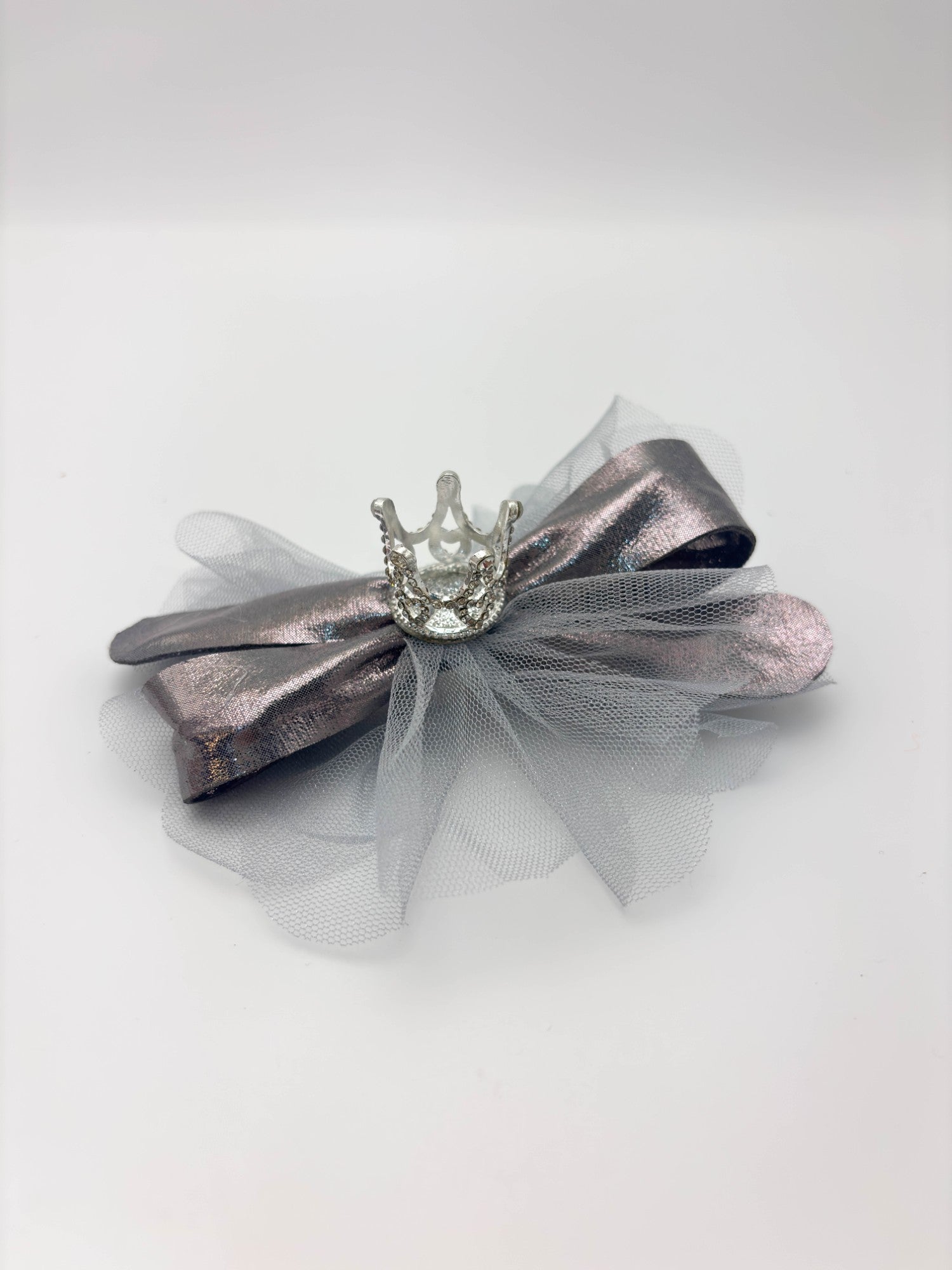 Crown Bow Hair Clip