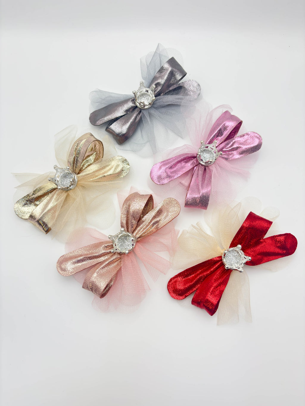 Crown Bow Hair Clip