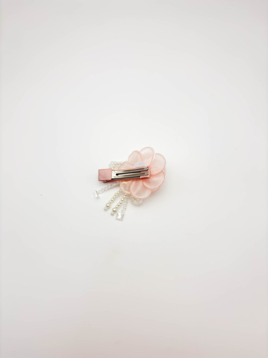 Ivory Pearl Rose Hair Clip