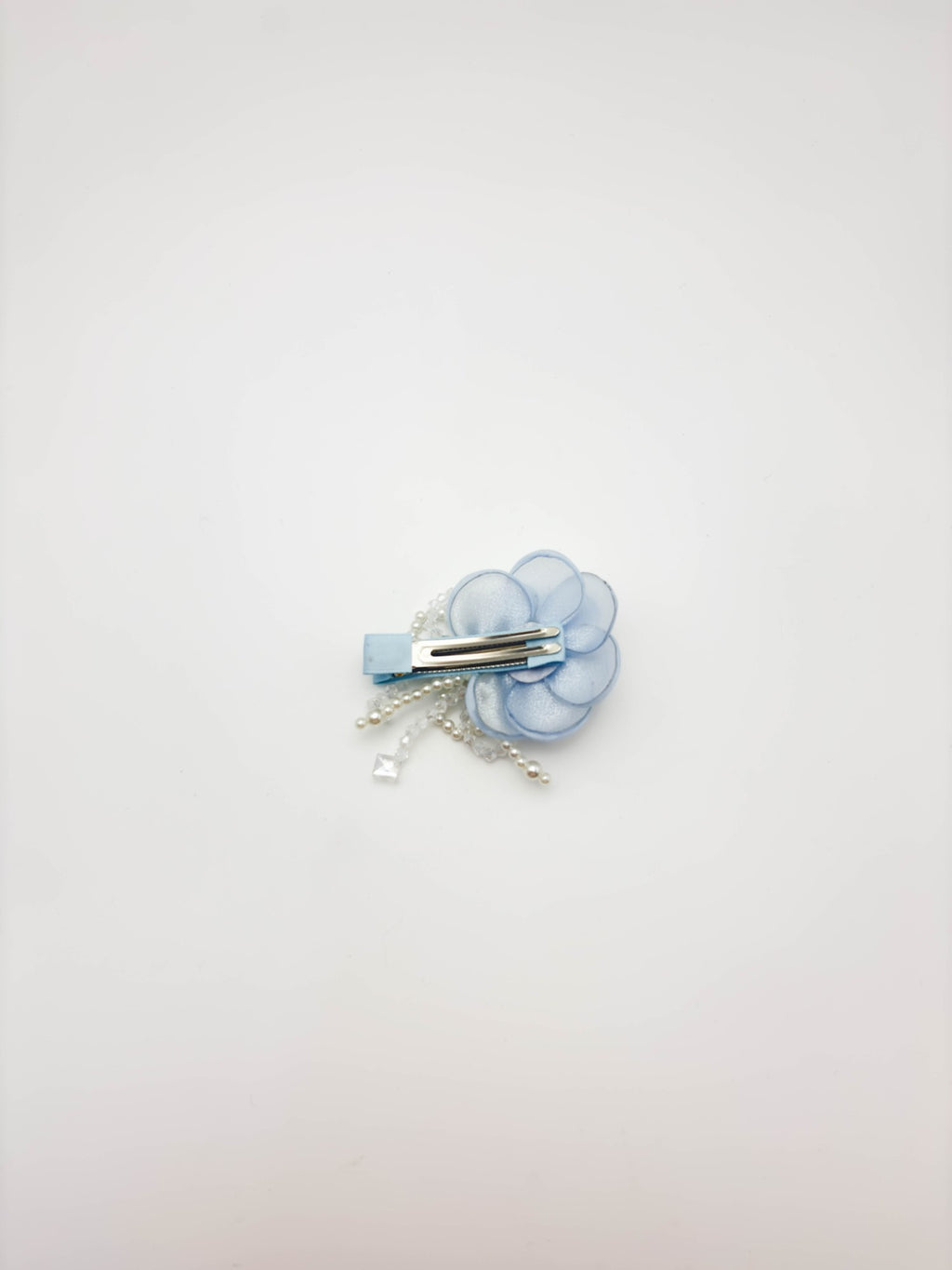 Ivory Pearl Rose Hair Clip