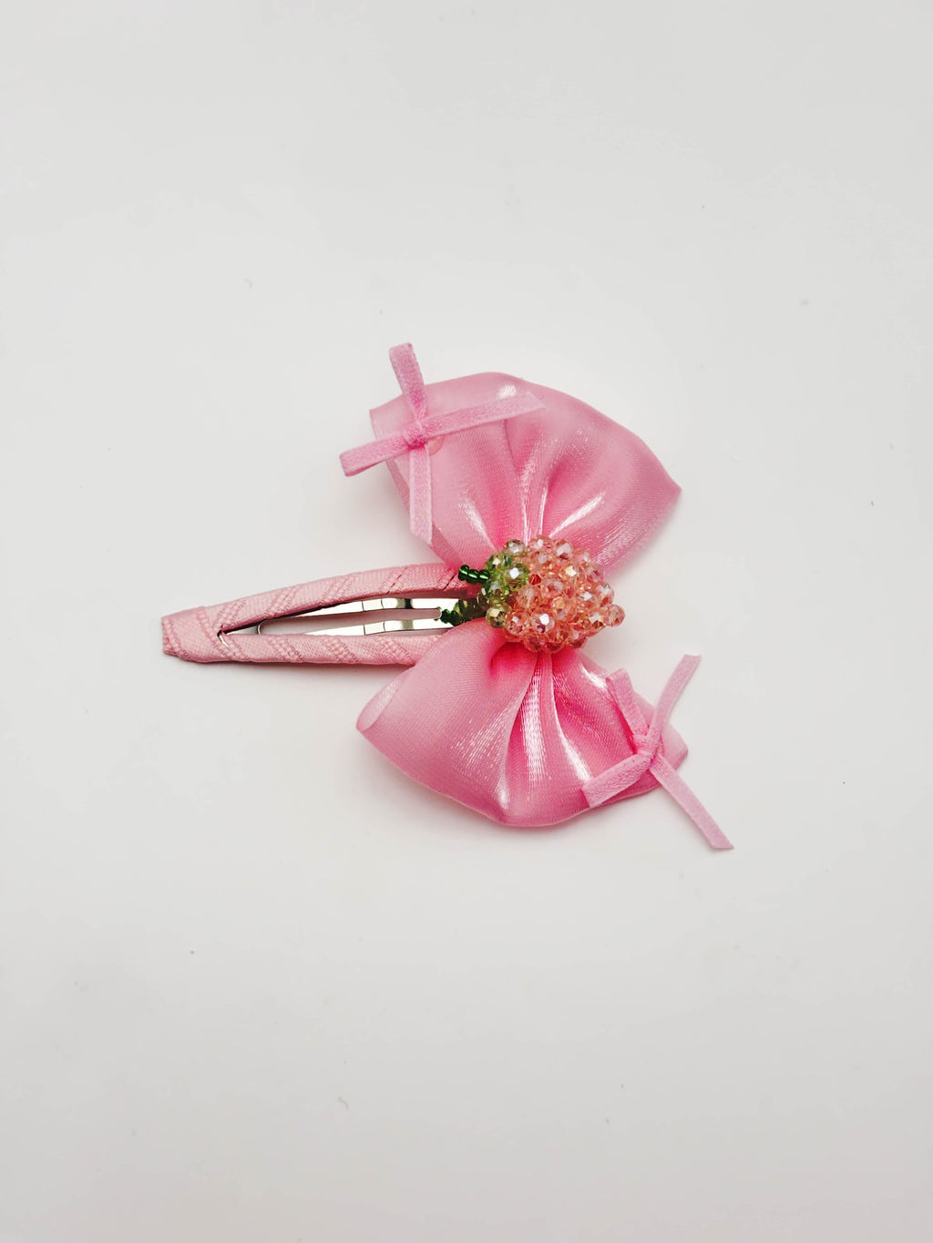 Pastel Blue Sheer Bow Hair Clip