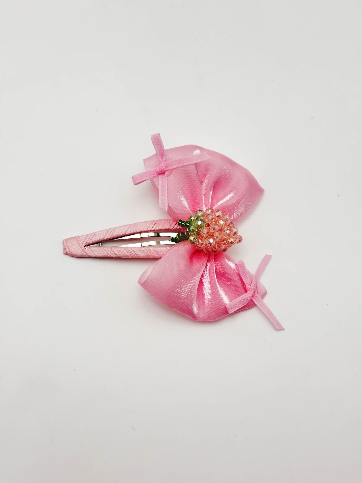 Pastel Blue Sheer Bow Hair Clip