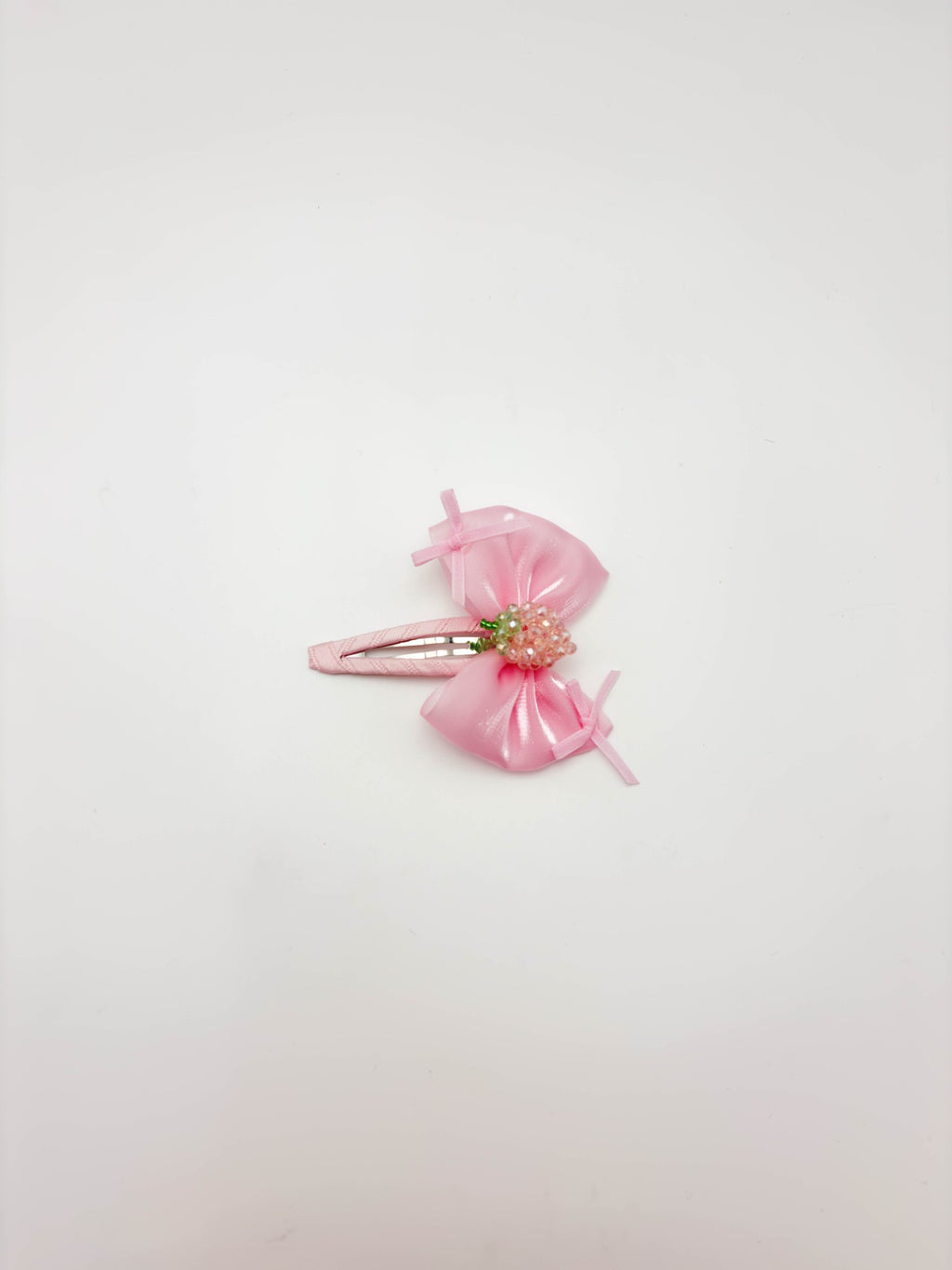 Pastel Blue Sheer Bow Hair Clip