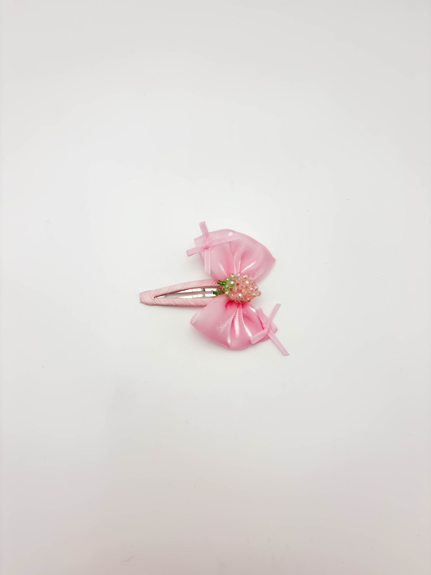 Pastel Blue Sheer Bow Hair Clip