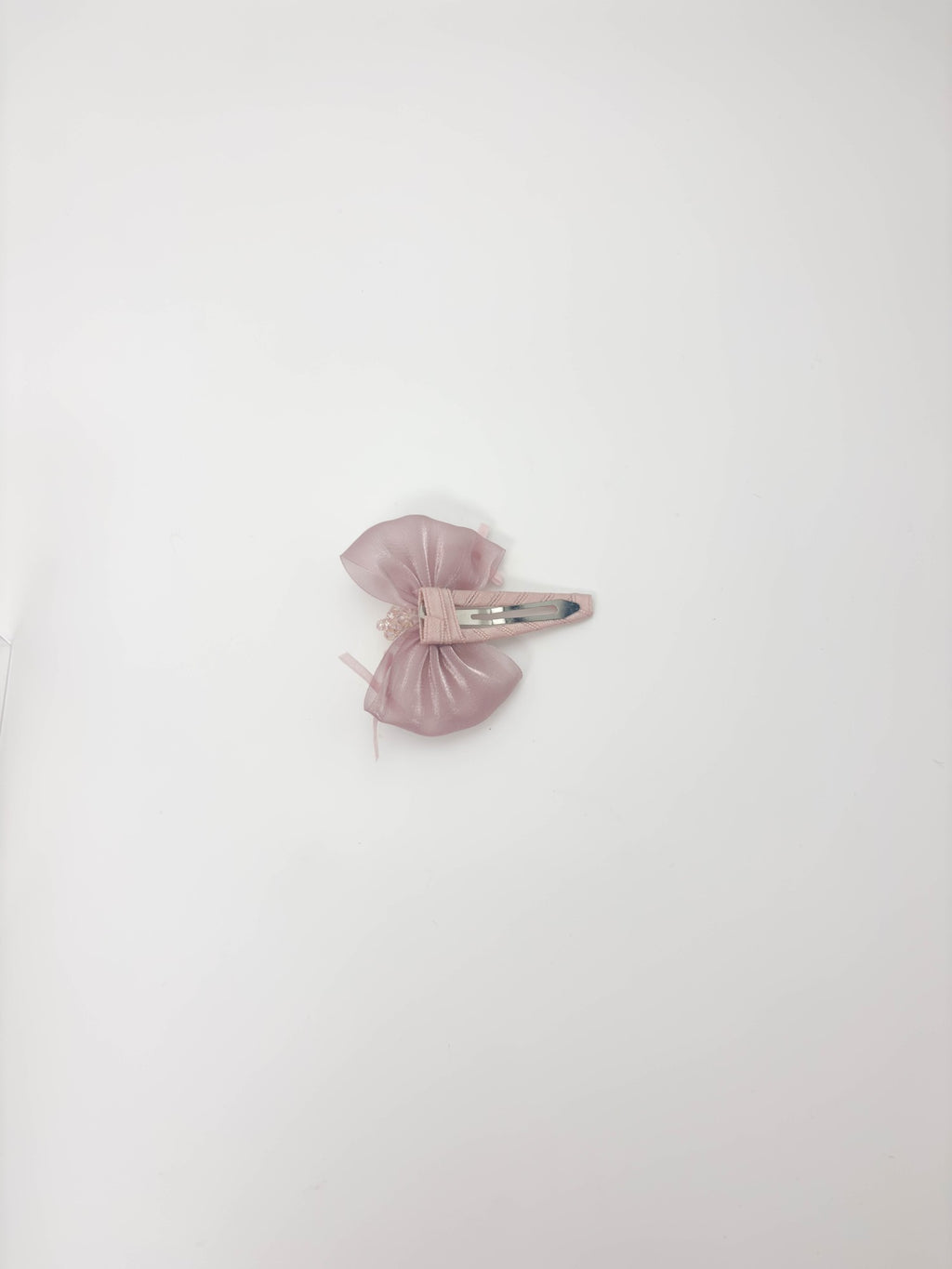 Pastel Blue Sheer Bow Hair Clip