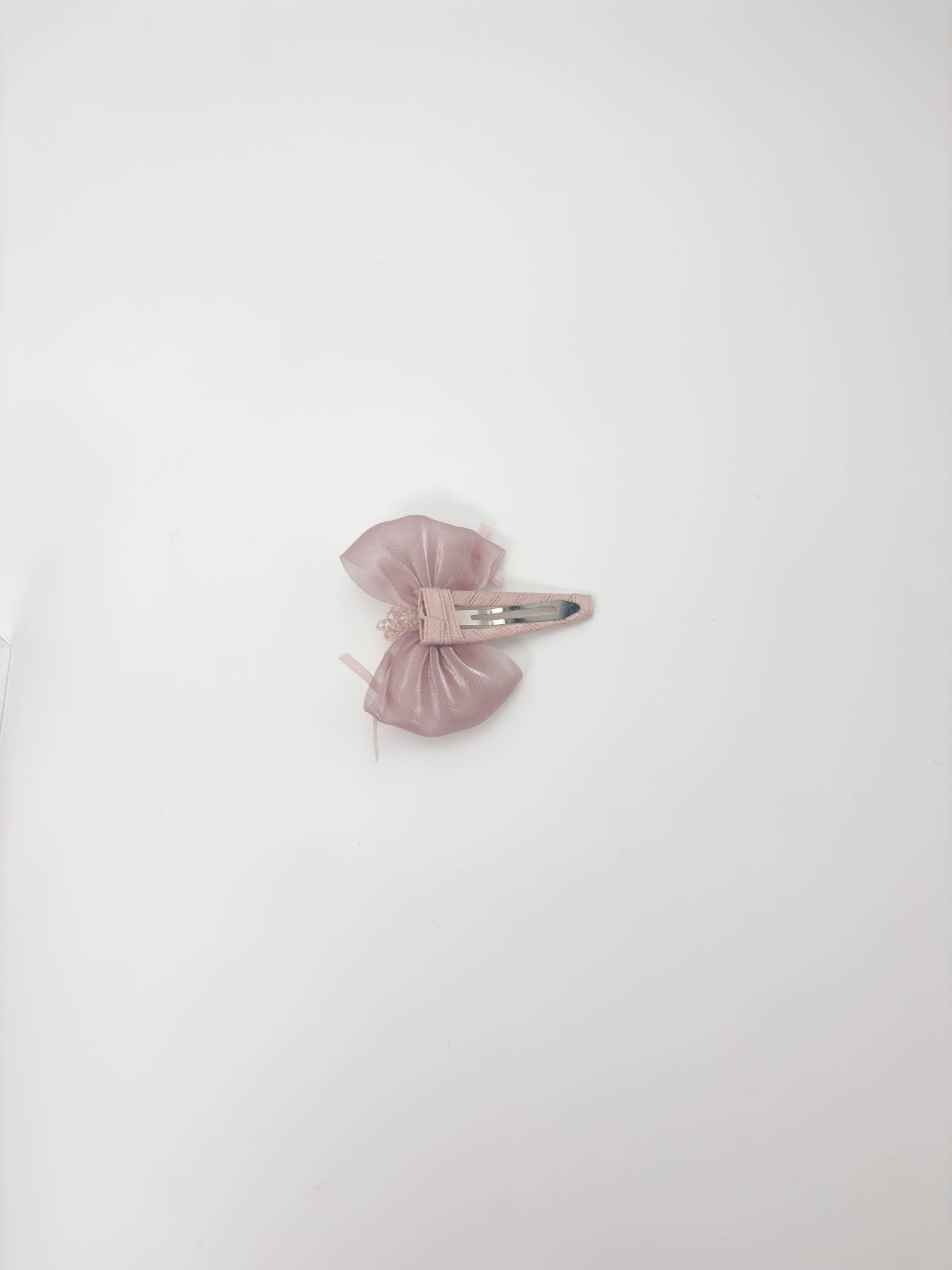 Pastel Blue Sheer Bow Hair Clip