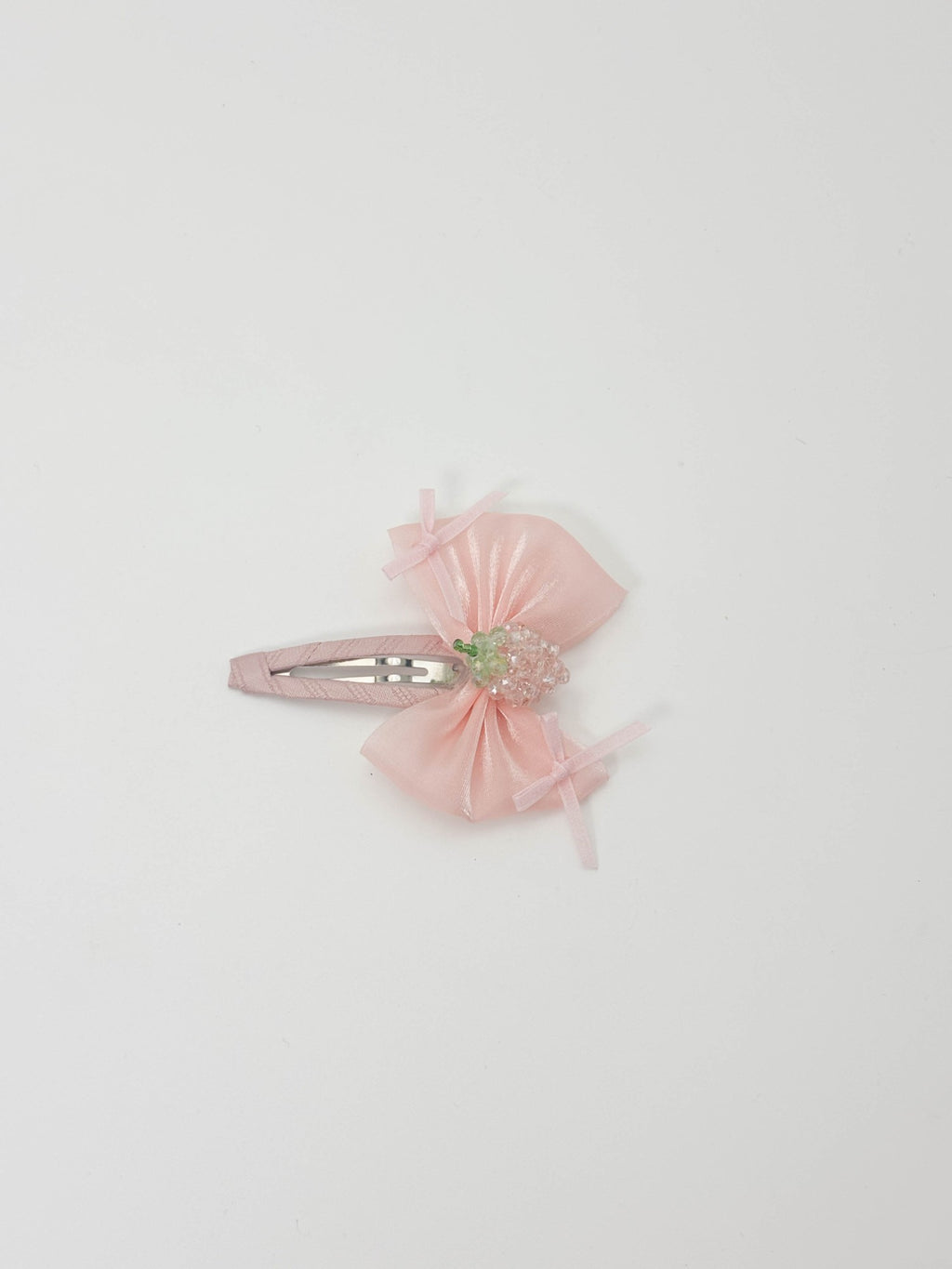 Pastel Blue Sheer Bow Hair Clip