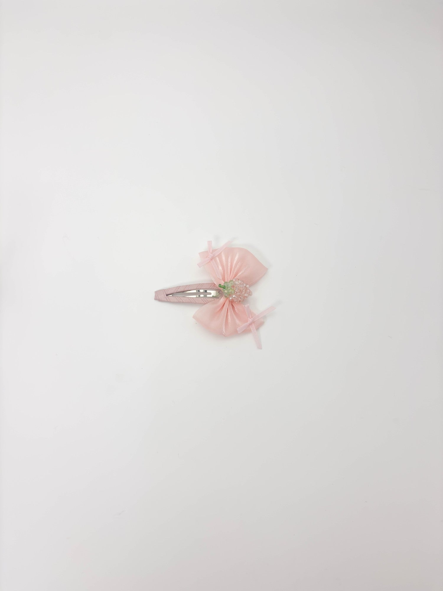 Pastel Blue Sheer Bow Hair Clip