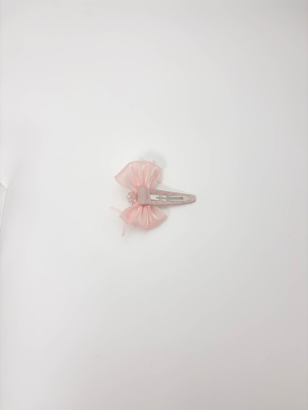 Pastel Blue Sheer Bow Hair Clip