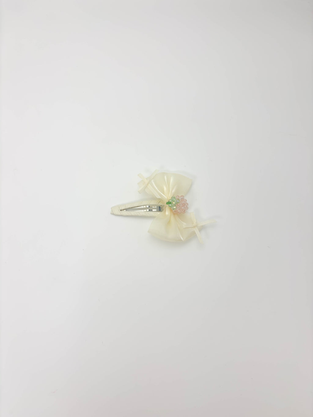 Pastel Blue Sheer Bow Hair Clip