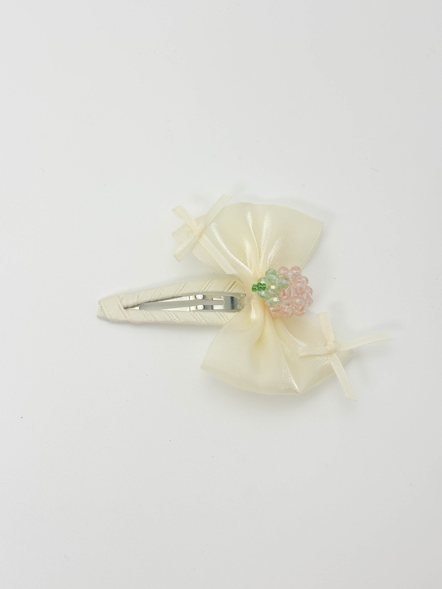 Pastel Blue Sheer Bow Hair Clip