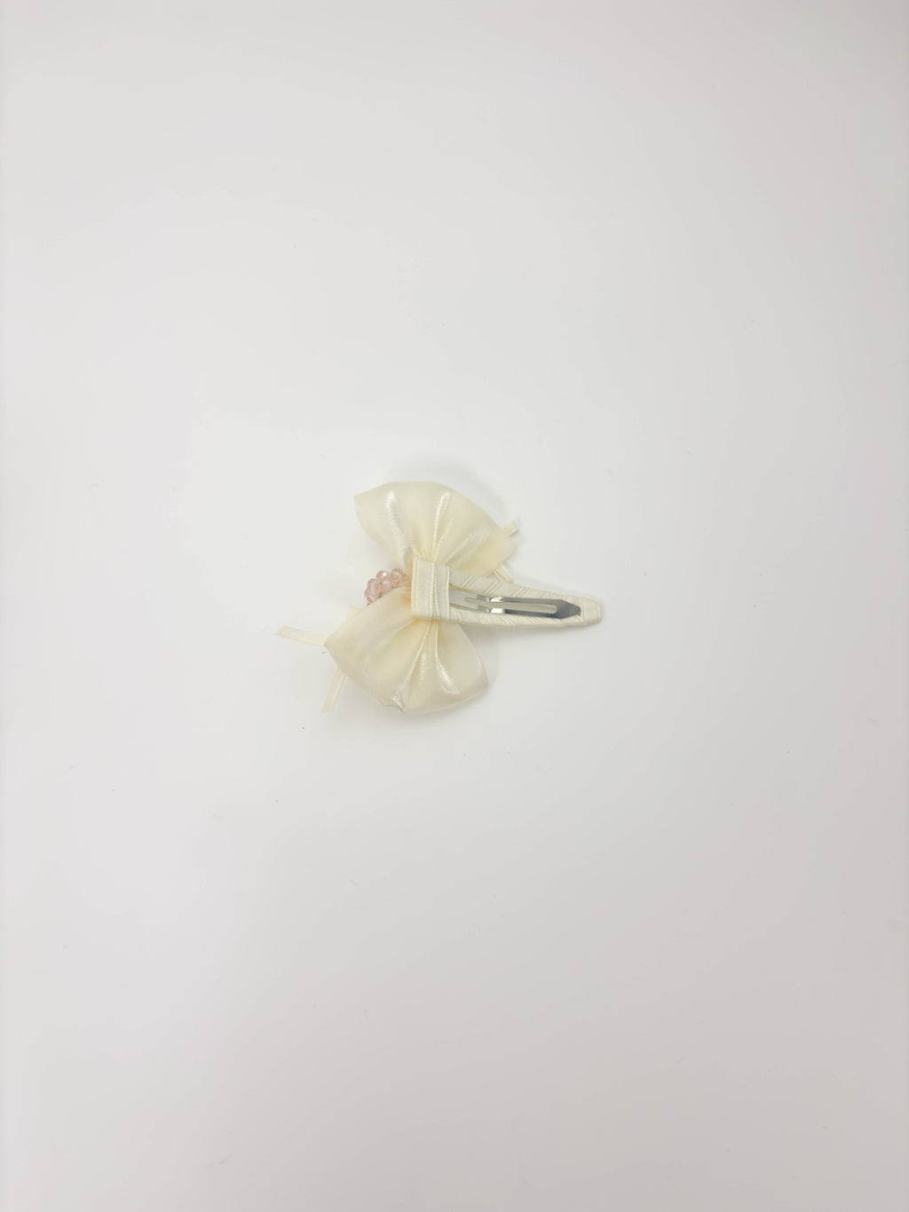 Pastel Blue Sheer Bow Hair Clip