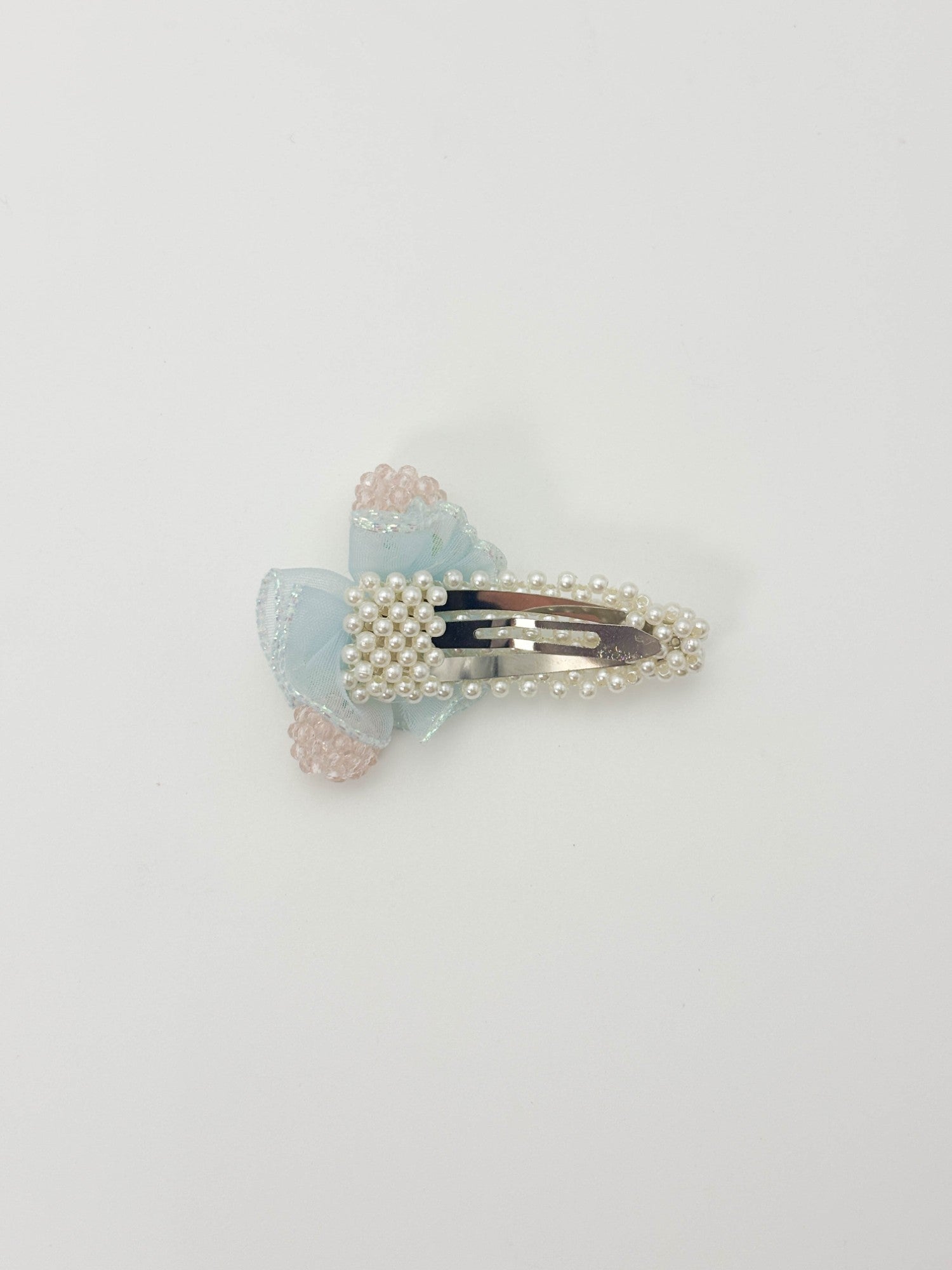 Blush Cherry Pearl Hair Clip