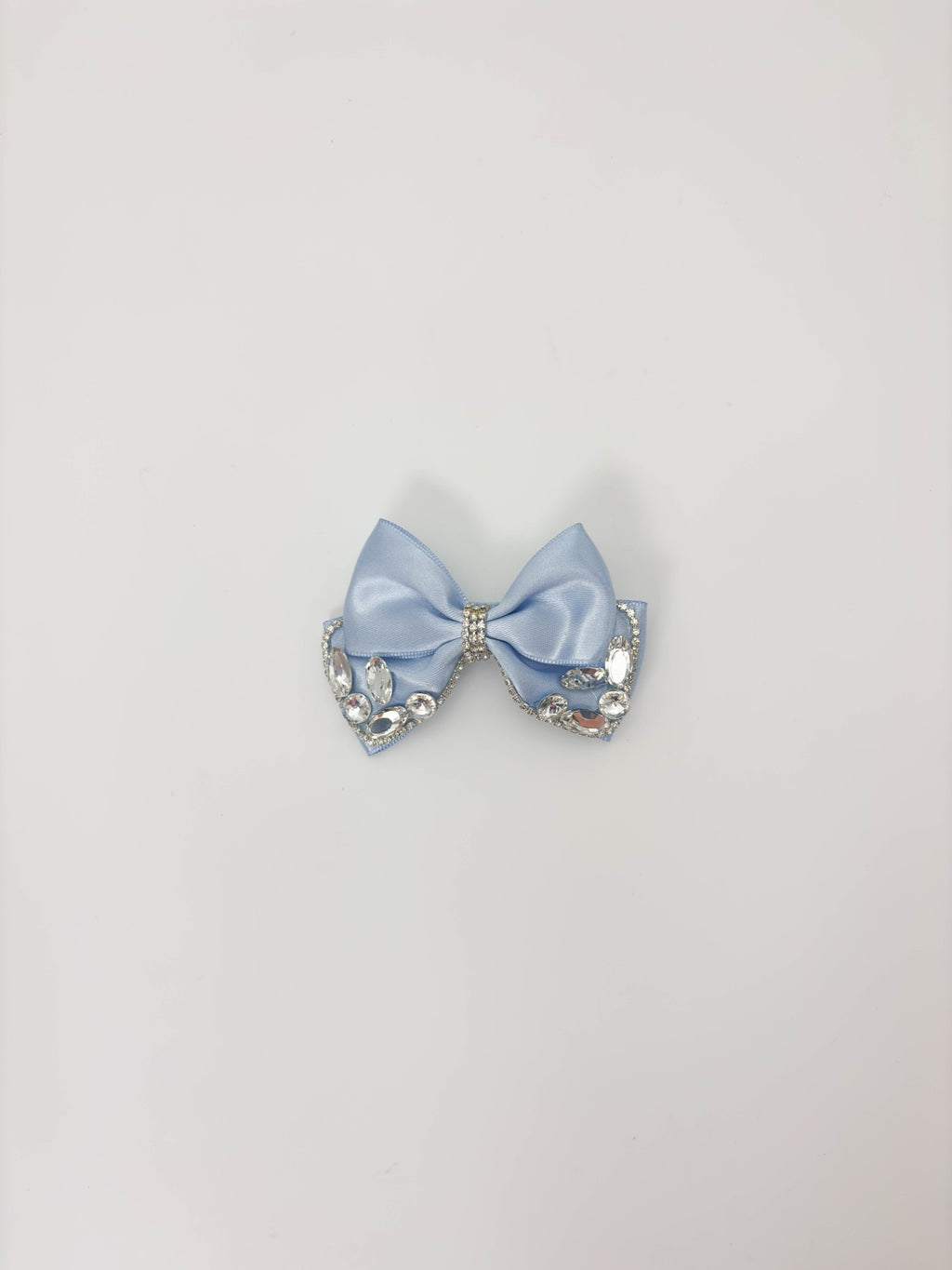 Champagne Bling Bow Hair Clip