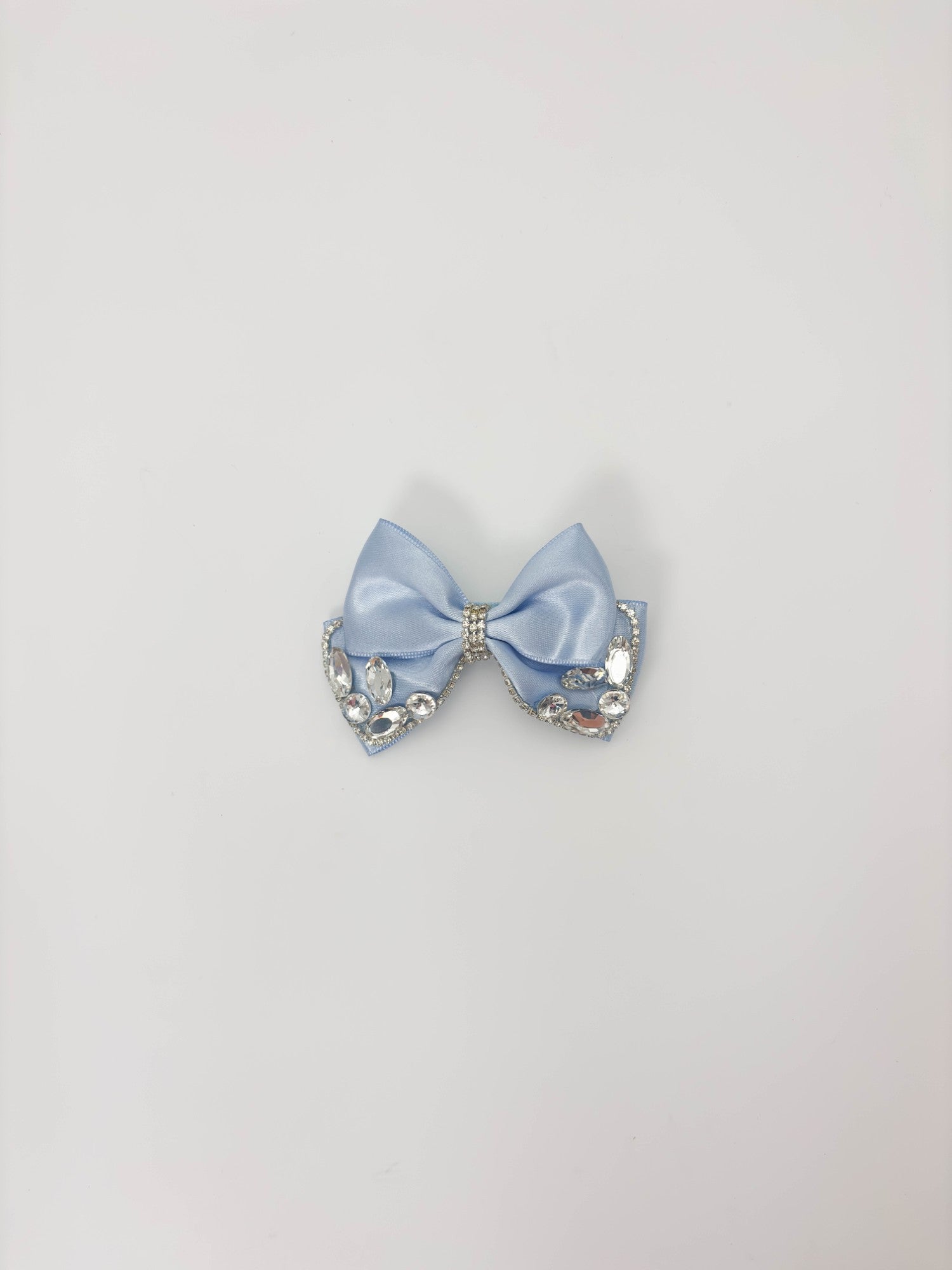 Champagne Bling Bow Hair Clip