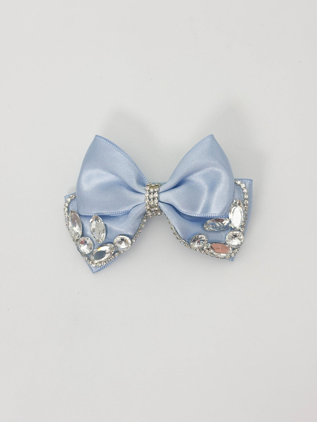 Champagne Bling Bow Hair Clip