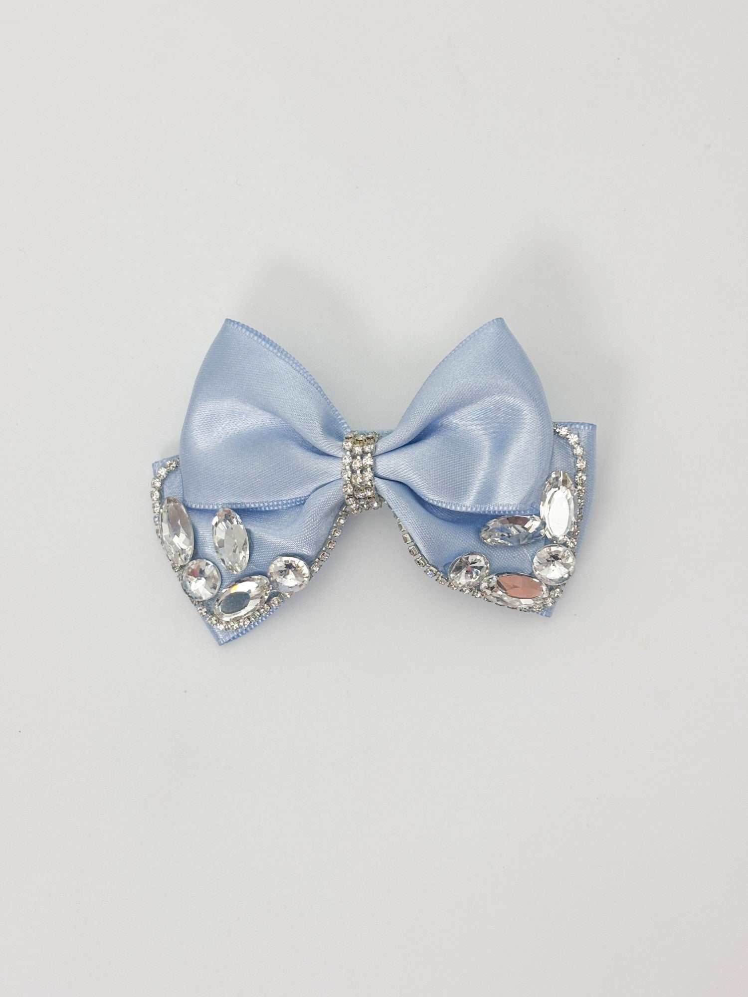 Champagne Bling Bow Hair Clip