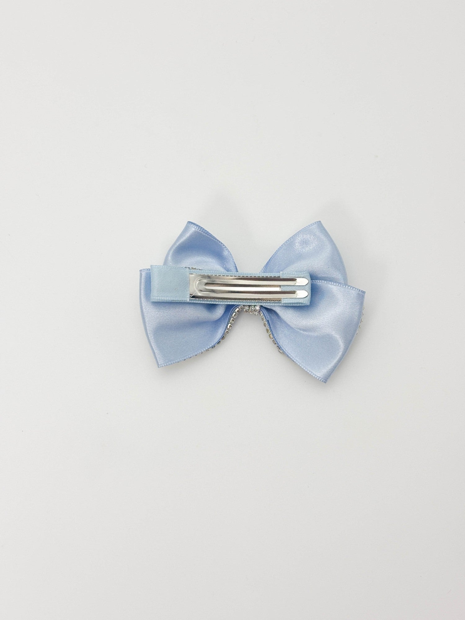 Champagne Bling Bow Hair Clip