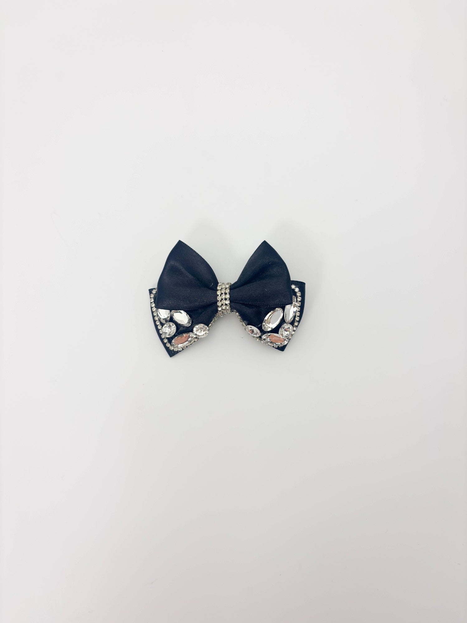 Champagne Bling Bow Hair Clip