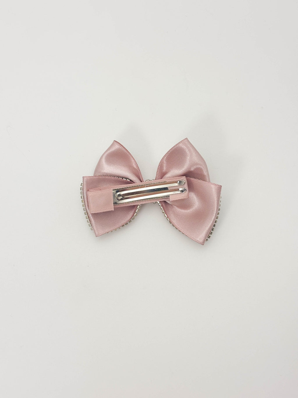 Champagne Bling Bow Hair Clip