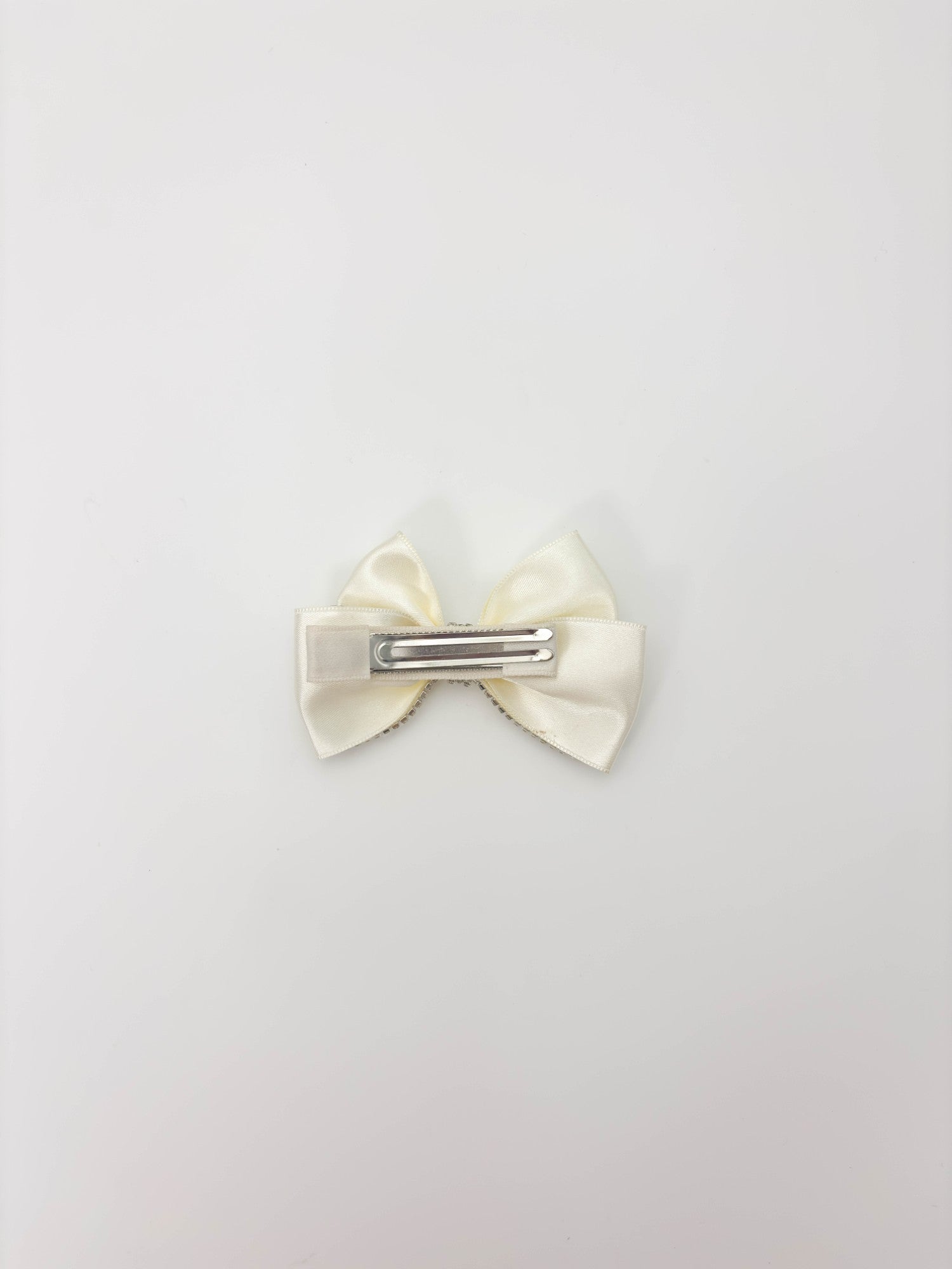 Champagne Bling Bow Hair Clip