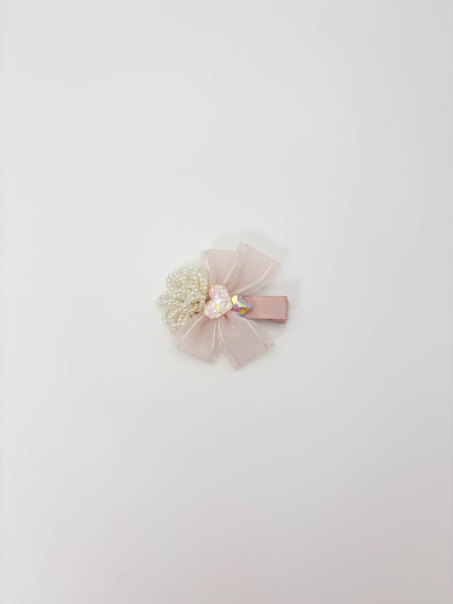 Ocean Pearl Bow Hair Clip