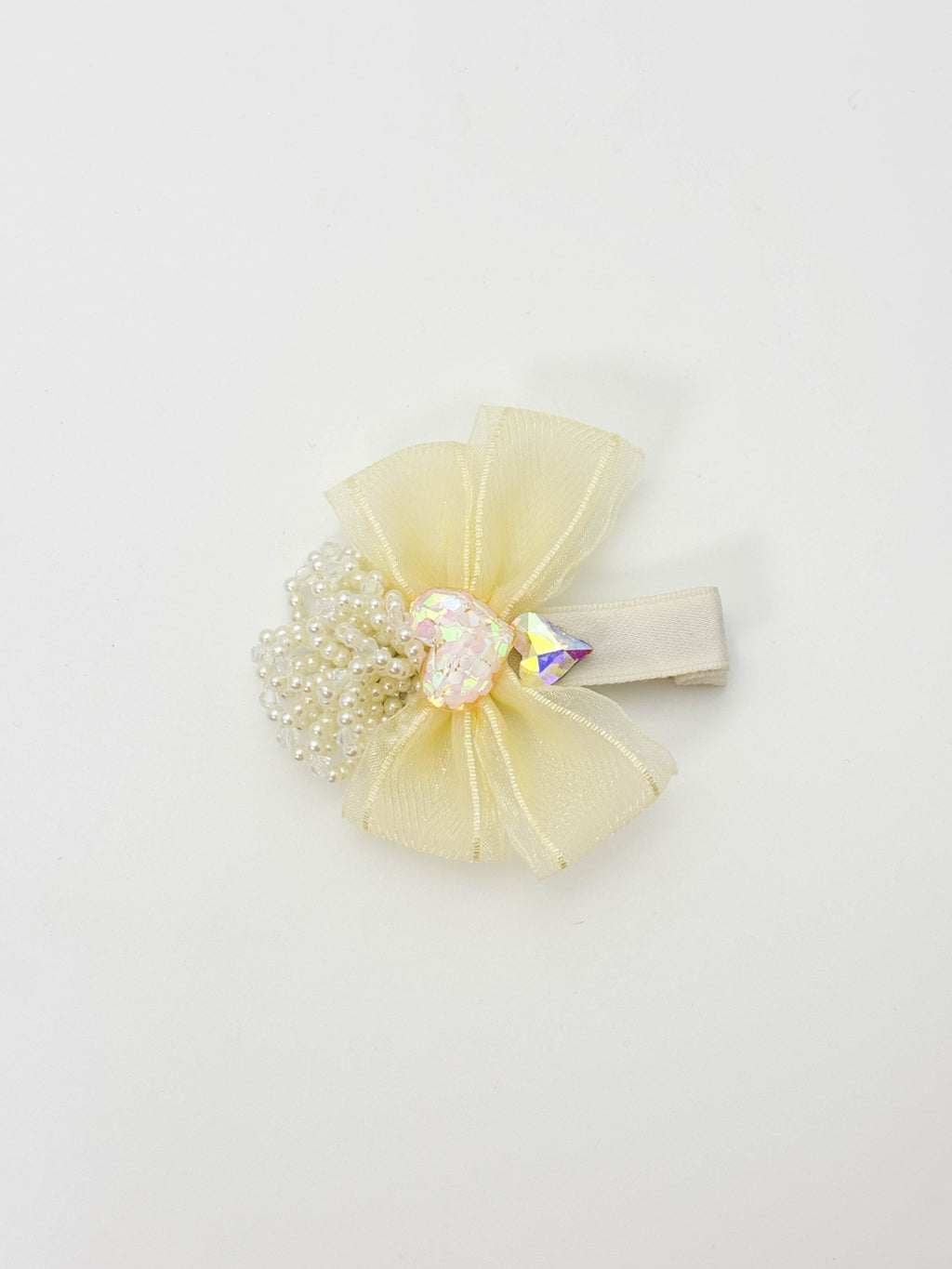 Ocean Pearl Bow Hair Clip