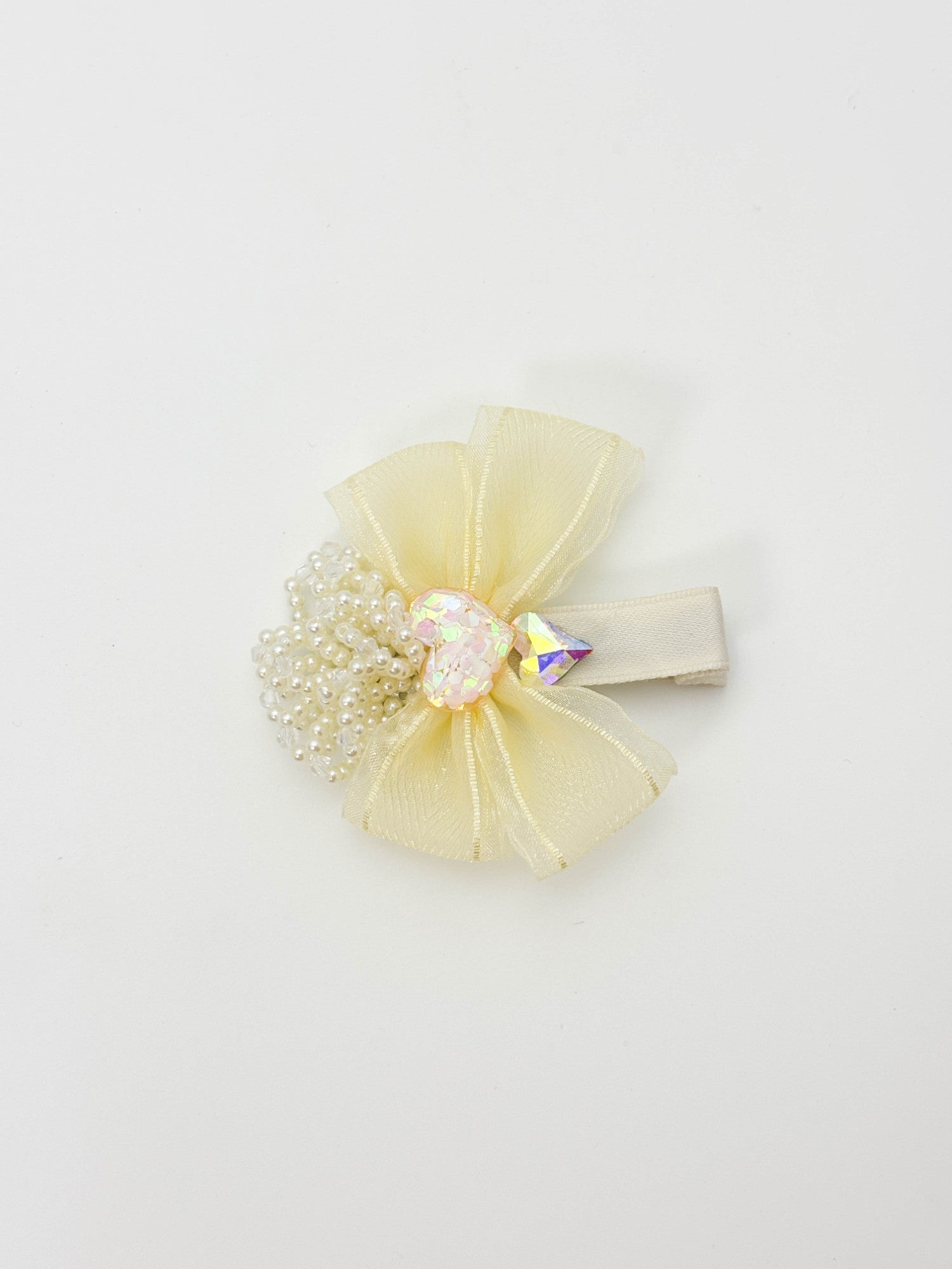 Ocean Pearl Bow Hair Clip