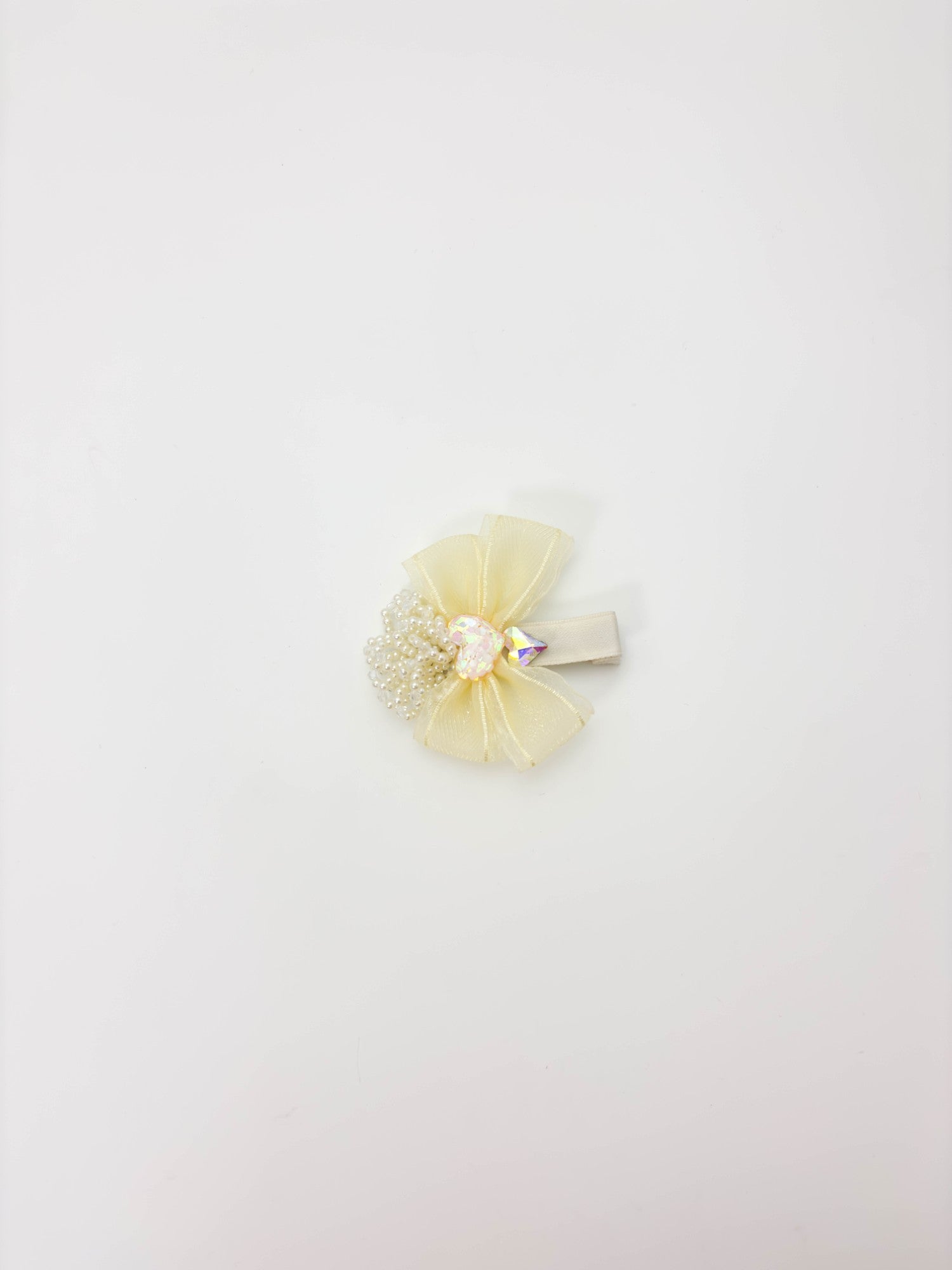 Ocean Pearl Bow Hair Clip