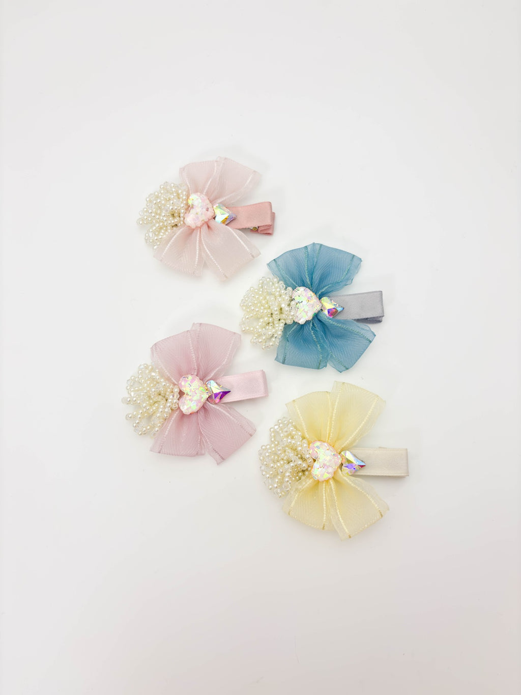 Ocean Pearl Bow Hair Clip