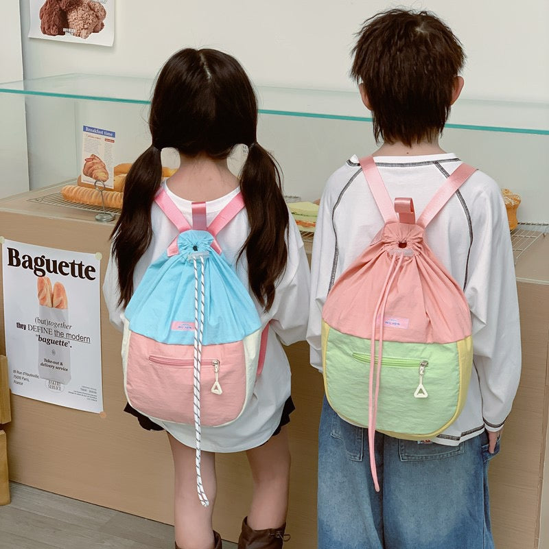 Pastel Pop Drawstring Backpack