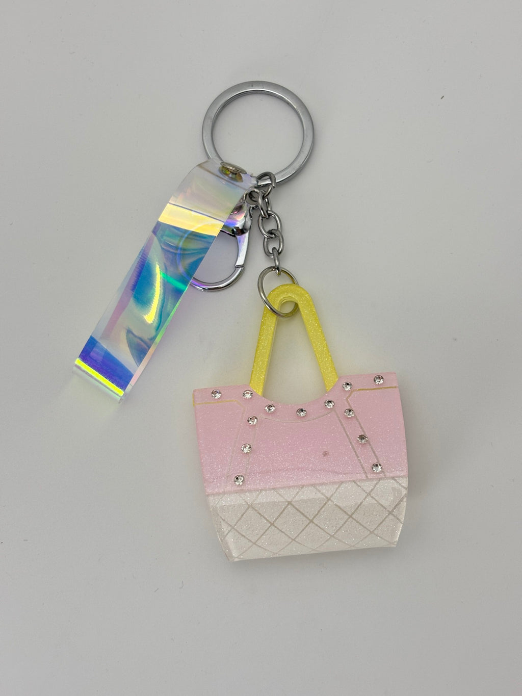 Mini Glitter Handbag Keychain – Cute Aesthetic Bag Charm