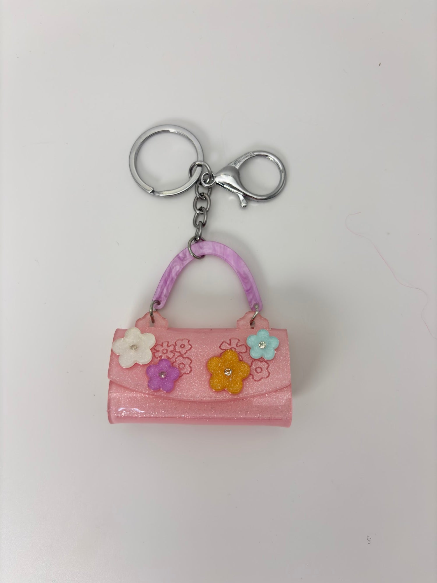 Cute Mini Flower Handbag Keychain – Aesthetic Gen-Z Bag Charm