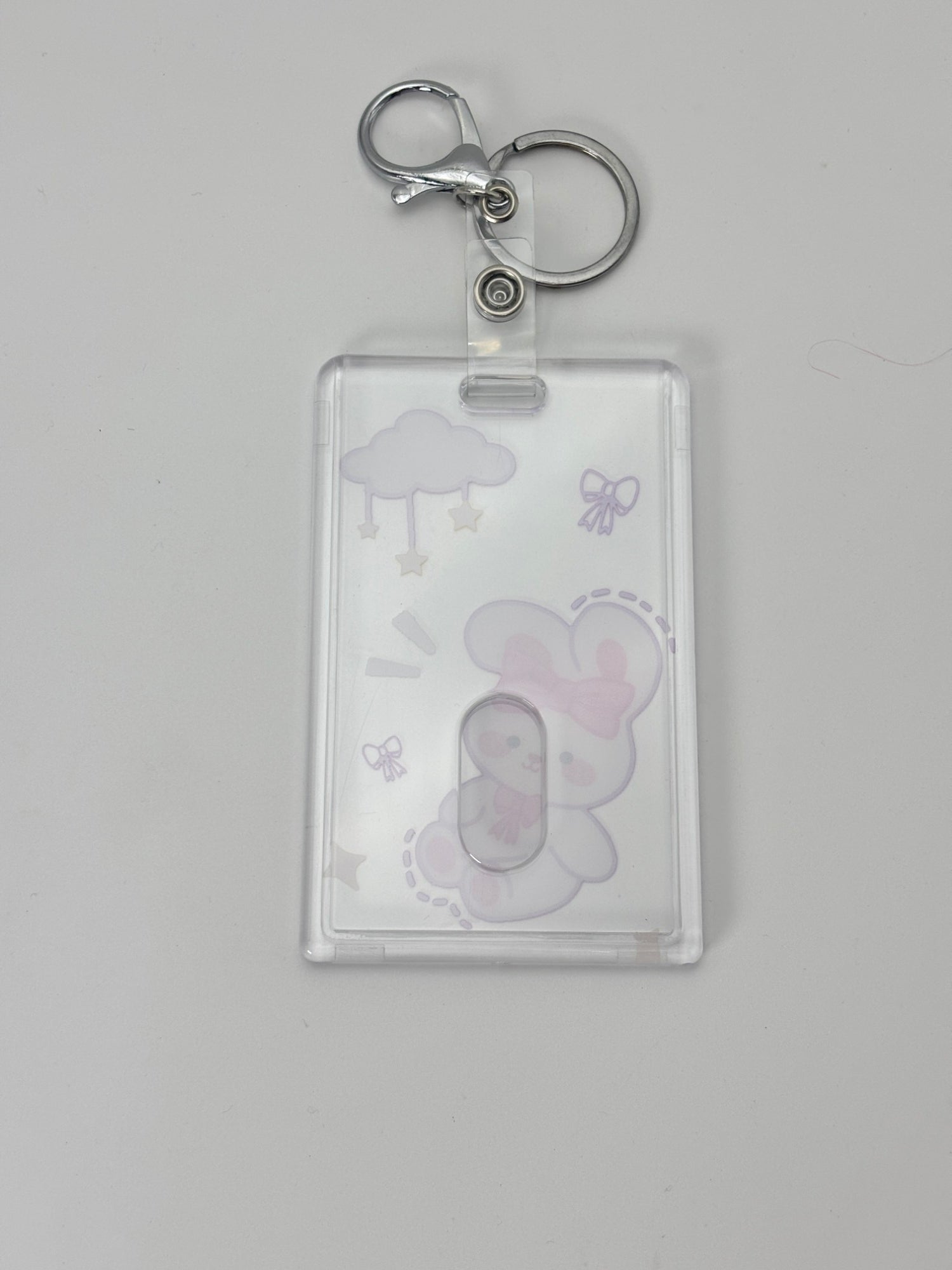 Cute Kawaii Name Tag Holder with Clip – Gen-Z Badge Holder