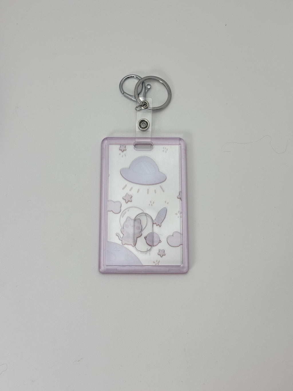 Cute Kawaii Name Tag Holder with Clip – Gen-Z Badge Holder