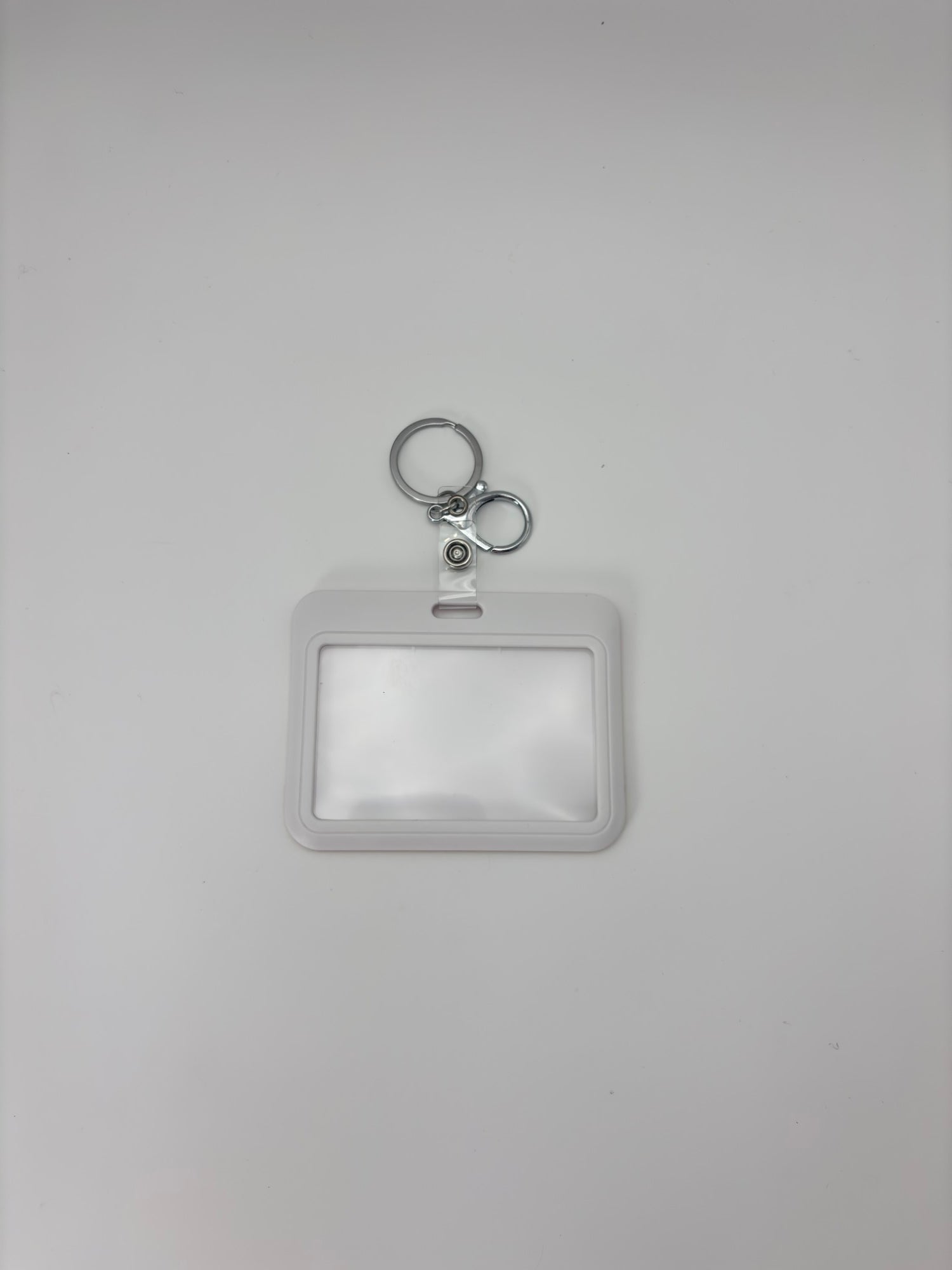 Cute Bear Name Tag Holder with Clip