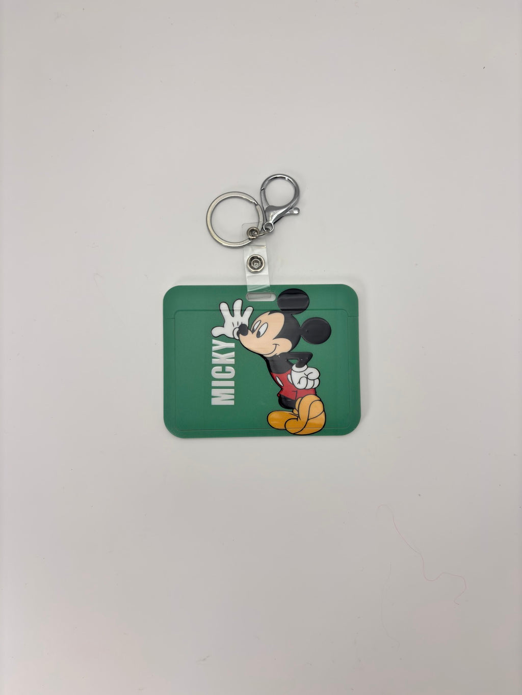 Cute Cartoon Character Name Tag  Holder with Clip / Lanyard Badge Holder