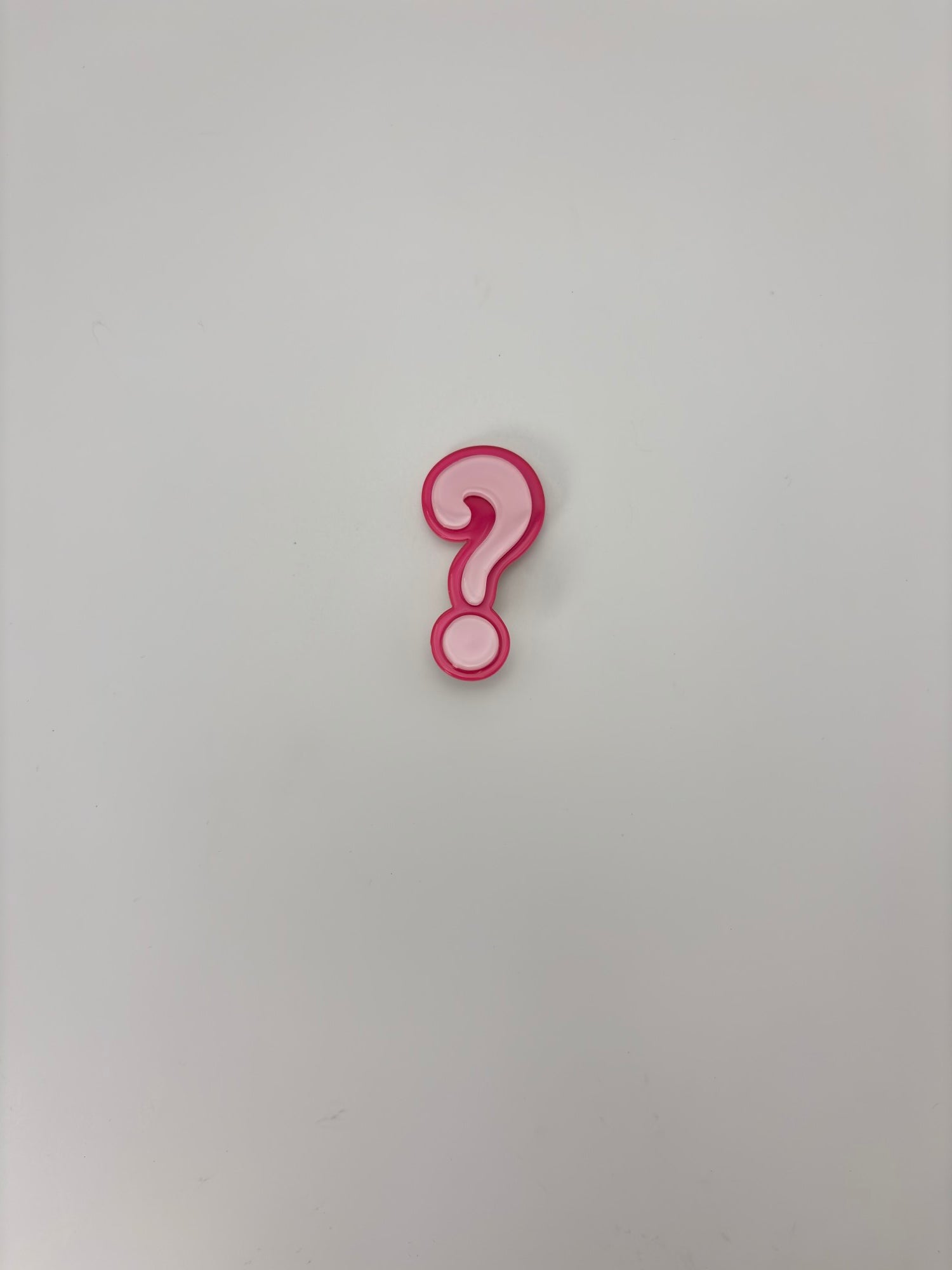 Pastel Question Mark Decorative Buttons / Hair pin