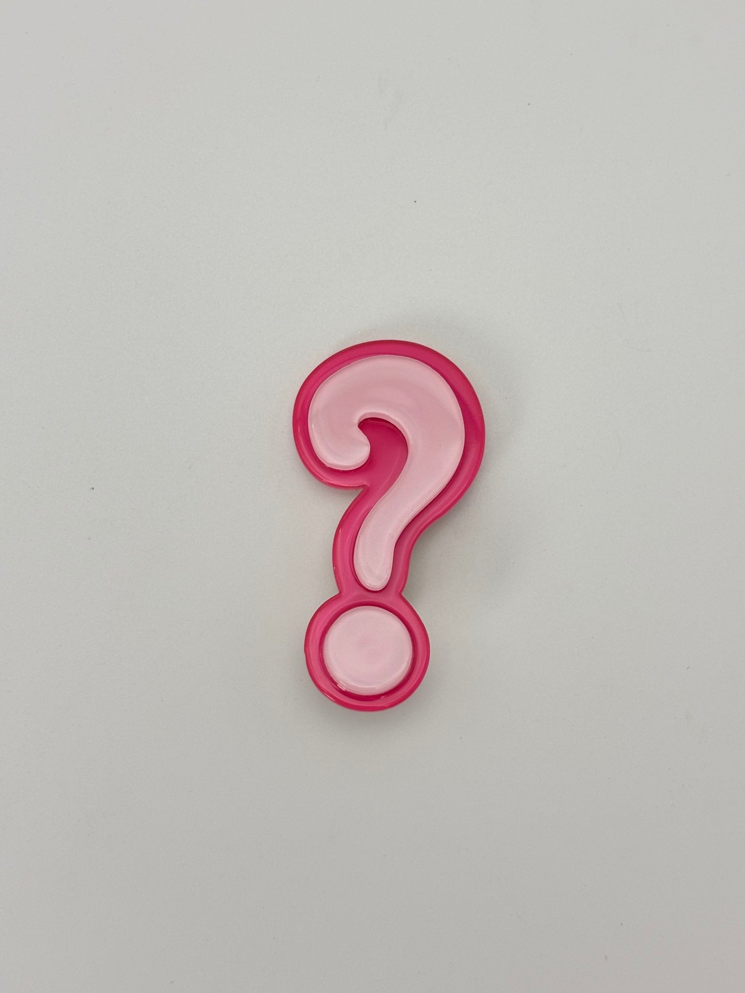 Pastel Question Mark Decorative Buttons / Hair pin